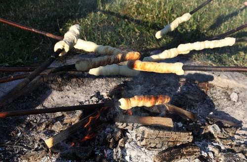 Stockbrot backen
