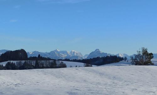 Winterliche Bergsicht