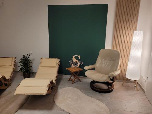 Saunaraum im Souterrain