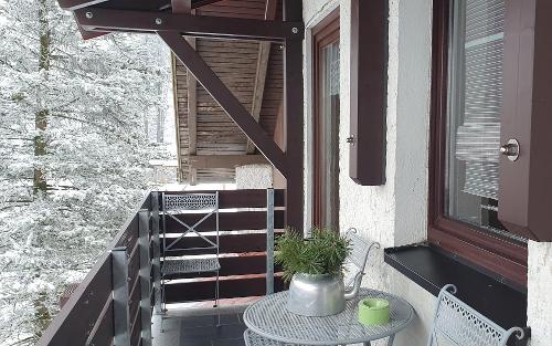 Ferienwohnung: Balkon