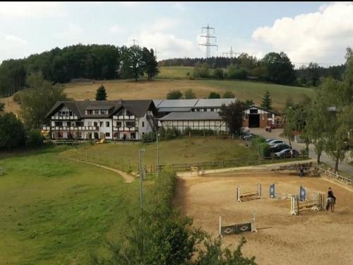 Blick auf den Hof