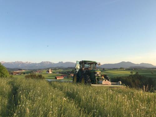 Mähen mit traumhaftem Ausblick