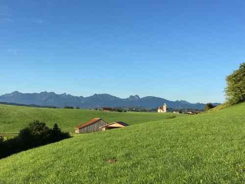 Panoramablick von unserem Feld