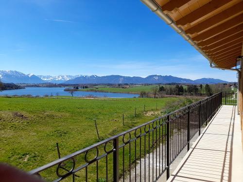 Blick vom Balkon