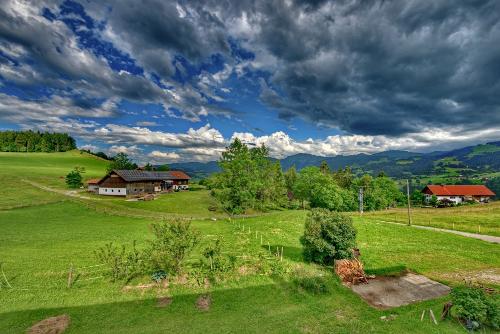 Blick vom Balkon