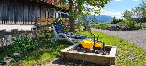 Der Sandkasten für die Kleinen