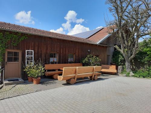 Eingang der FeWo, mit großer Terrasse