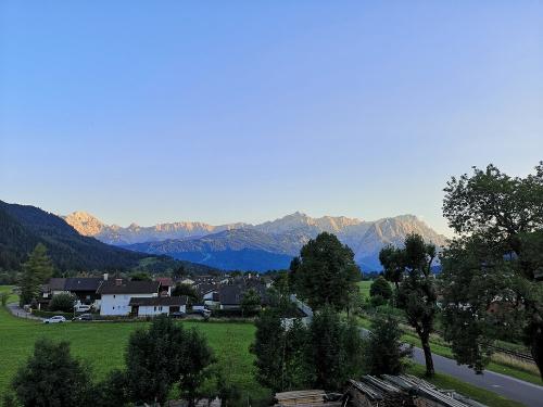 Zugspitzblick vom Balkon