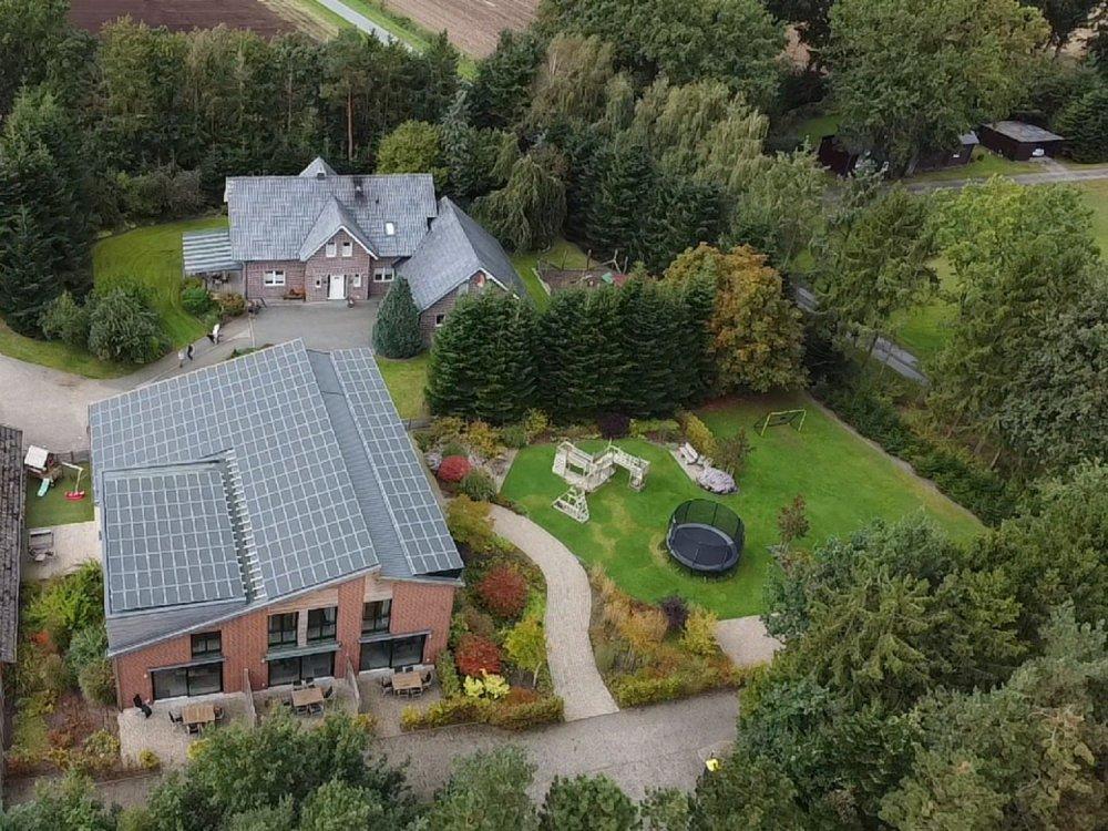 Ferienhof von oben