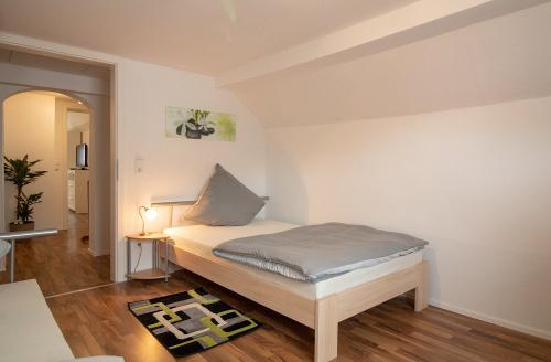 Schlafzimmer mit zwei Einzelbetten Whg 1