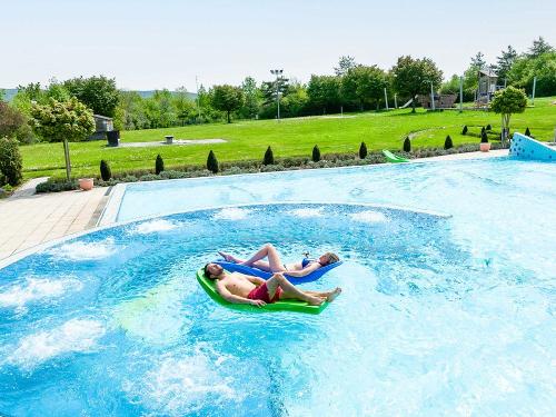 Aussenbecken im Saalemaxx Erlebnisbad