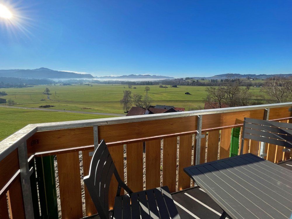 Ausblick vom Balkon