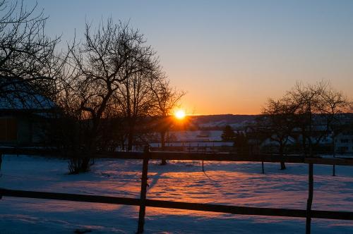 Ausblick im Winter
