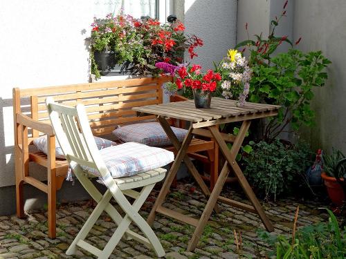Fewo Akelei  Terrasse