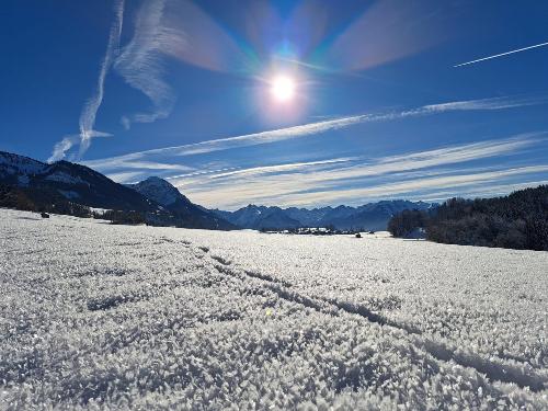 Panoramablick in die Oberstdorfer Berge