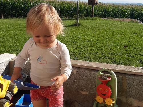 Sandkasten für die Kleinen