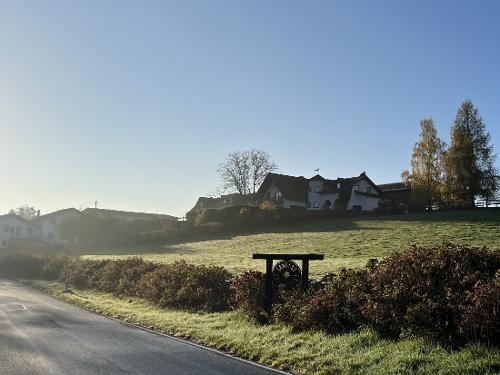 Ansicht auf den Pfauenhof. Ansicht auf den Pfauenhof.