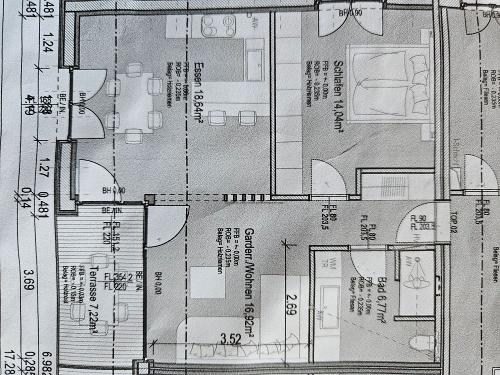 Wohnung Süd - Grundriss