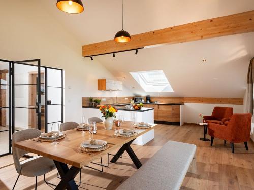 Küche und Essbereich Ferienwohnung Seeblick