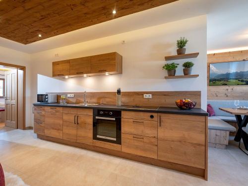 Küche Ferienwohnung Bergblick