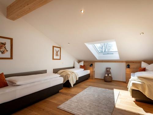 Drei Einzelbetten Ferienwohnung Seeblick