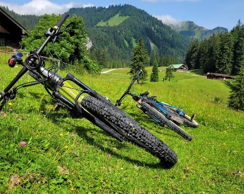 Mit dem Radl zur Alm