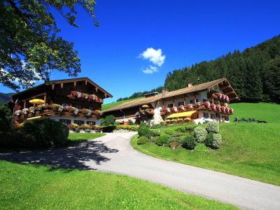 Panoramablick auf unser Bauernhaus und Zuhaus