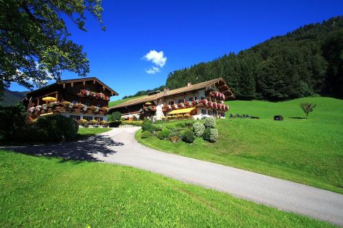 Panoramablick auf unser Bauernhaus und Zuhaus