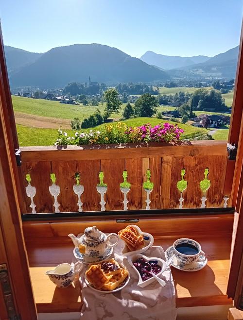 Ausblick von der Küche aus