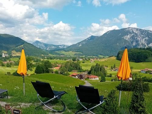 Herrliche Aussicht von unserer Panoramaliegefläche