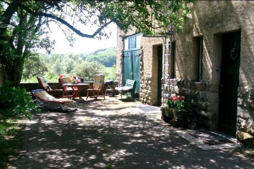 Entenhaus: Terrasse