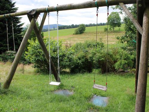 Schaukelgerüst vor den Hisli