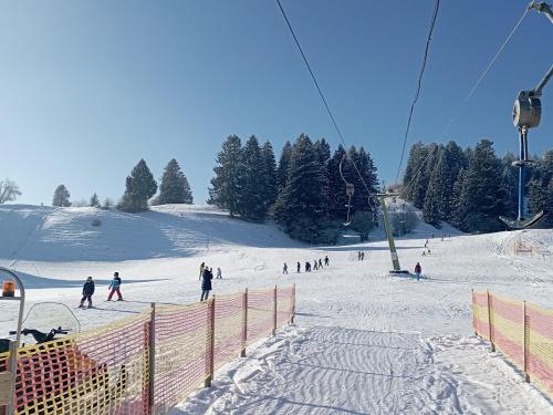 Die Ellegg-Skilifte sind nur 300m vom Haus entfernt