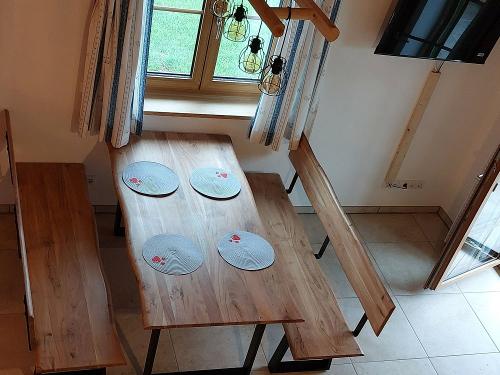 Blick auf den Essbereich Fewo Bergblick