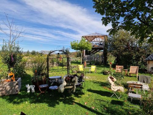 Lounge im Garten