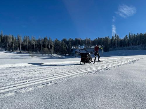 Loipe  Weißenbacher Runde  in nur 300m Entfernung