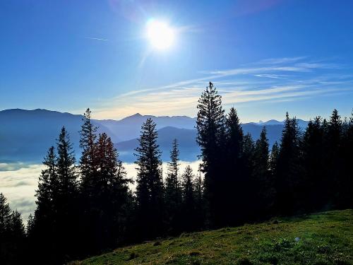 Aussicht vom nahegelegenem Schwarzenberg