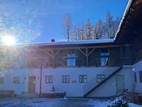 unser winterlicher Hof