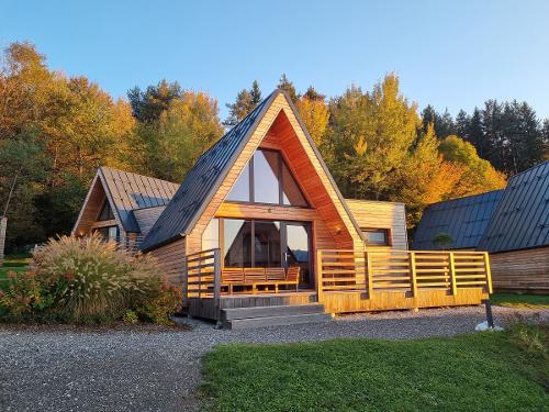 Chalet bei Abendsonne Chalet bei Abendsonne