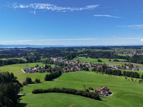 Sicht auf Niederstaufen