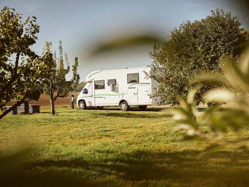 Wohnmobilstellplatz im Weingut Schott