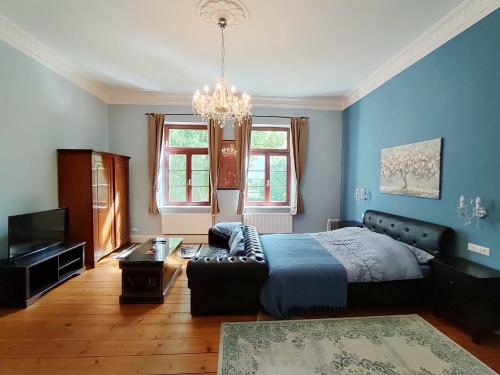 Blaues Appartment