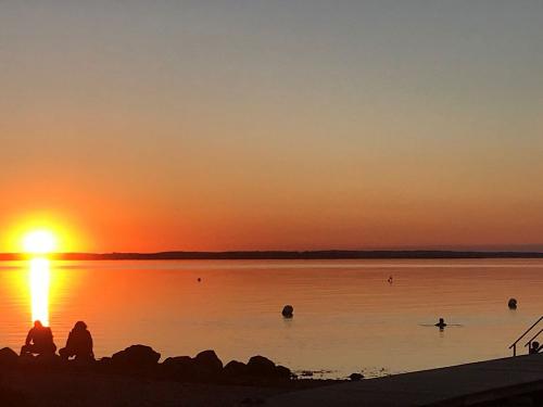 Sonnenuntergang in Langballigau