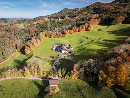 Der Hof aus der Vogelperspektive