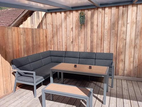 Sitzmöglichkeit Sonnenterrasse