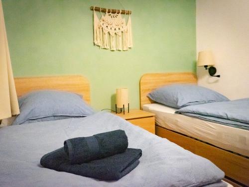 2 Einzelbetten Wohnung Wasser