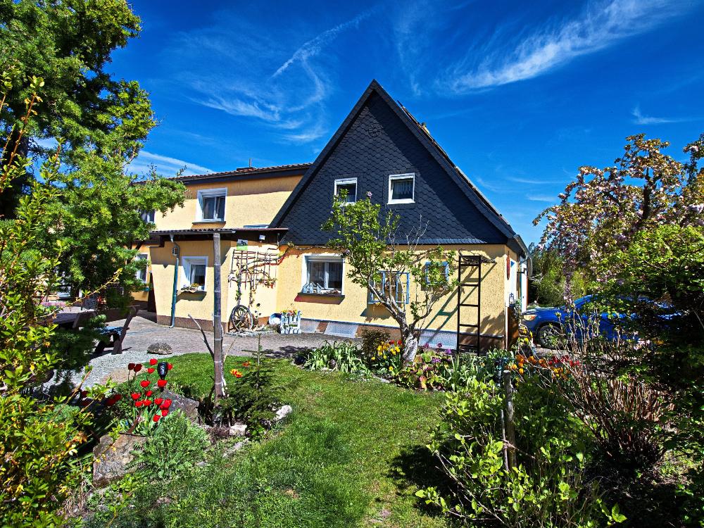 Blick auf das Ferienhaus Blick auf das Ferienhaus