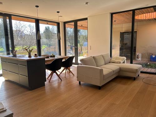 Ferienhaus Rhöntraum - Wohnraum mit Küche Ferienhaus Rhöntraum - Wohnraum mit Küche