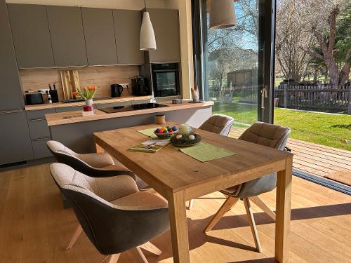 Ferienhaus Rhöntraum - Wohnraum mit Küche Ferienhaus Rhöntraum - Wohnraum mit Küche