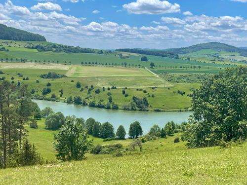 Blick ins Feldatal in der Rhön Blick ins Feldatal in der Rhön